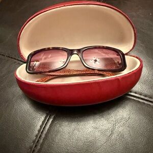 Authentic Coach Andie S421 Women's Sunglasses $198.00 Tortoise